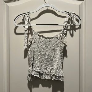 Princess Polly white tank top, size 6